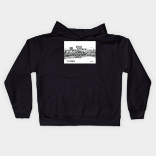 Topeka Kansas Kids Hoodie